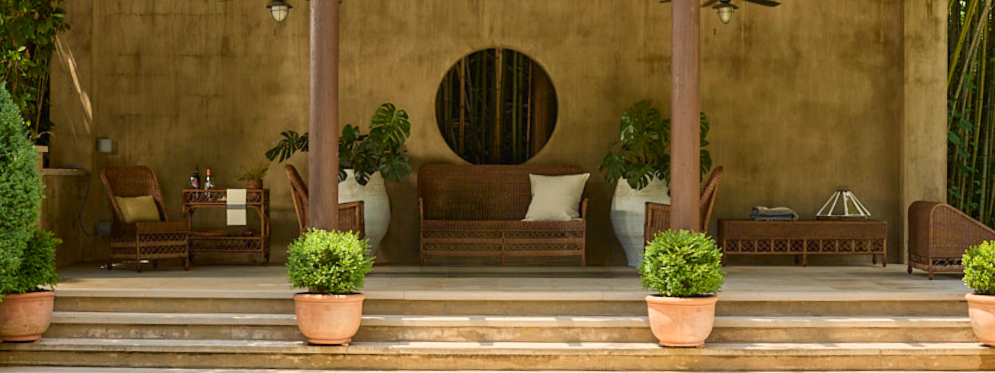 From Highland Veranda to Coastal Lanai: Styling Natural Rattan Across Design Environments